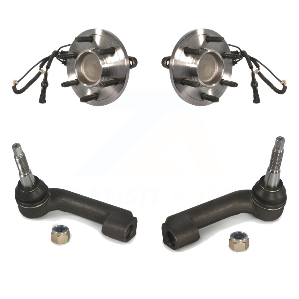 Transit Auto - Front Wheel Bearing And Tie Rod End Kit For 2007-2010 Ford Expedition Lincoln Navigator RWD K77-100212