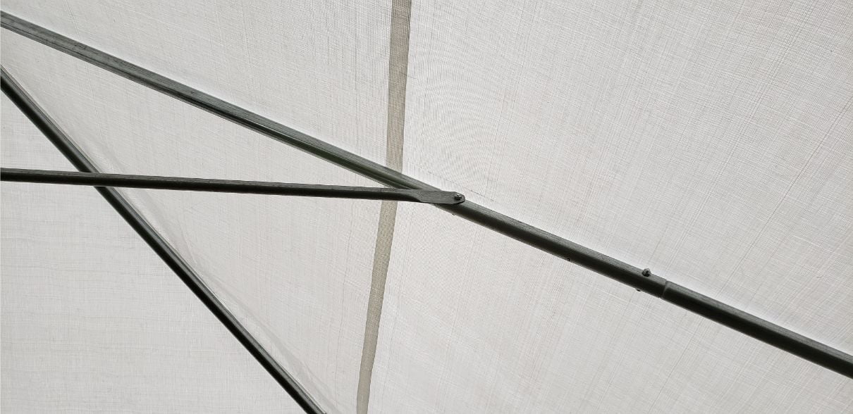 Party Tents Direct Polyethylene Weekender Frame Party Tent, White, 20 ft x 30 ft