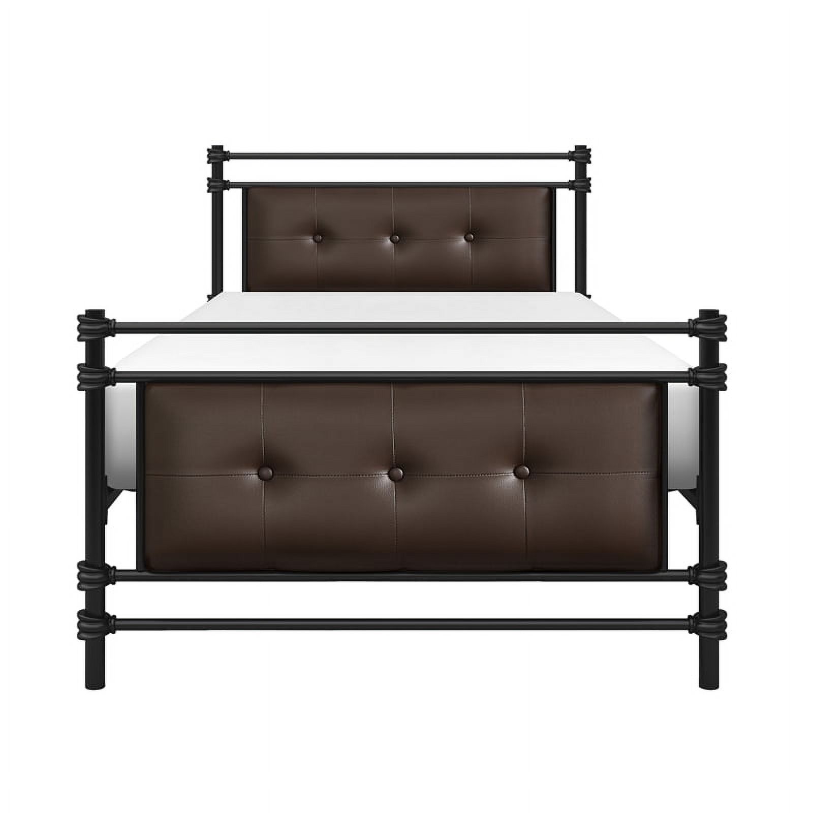 Lexicon Jayla Twin Metal Platform Bed in Black