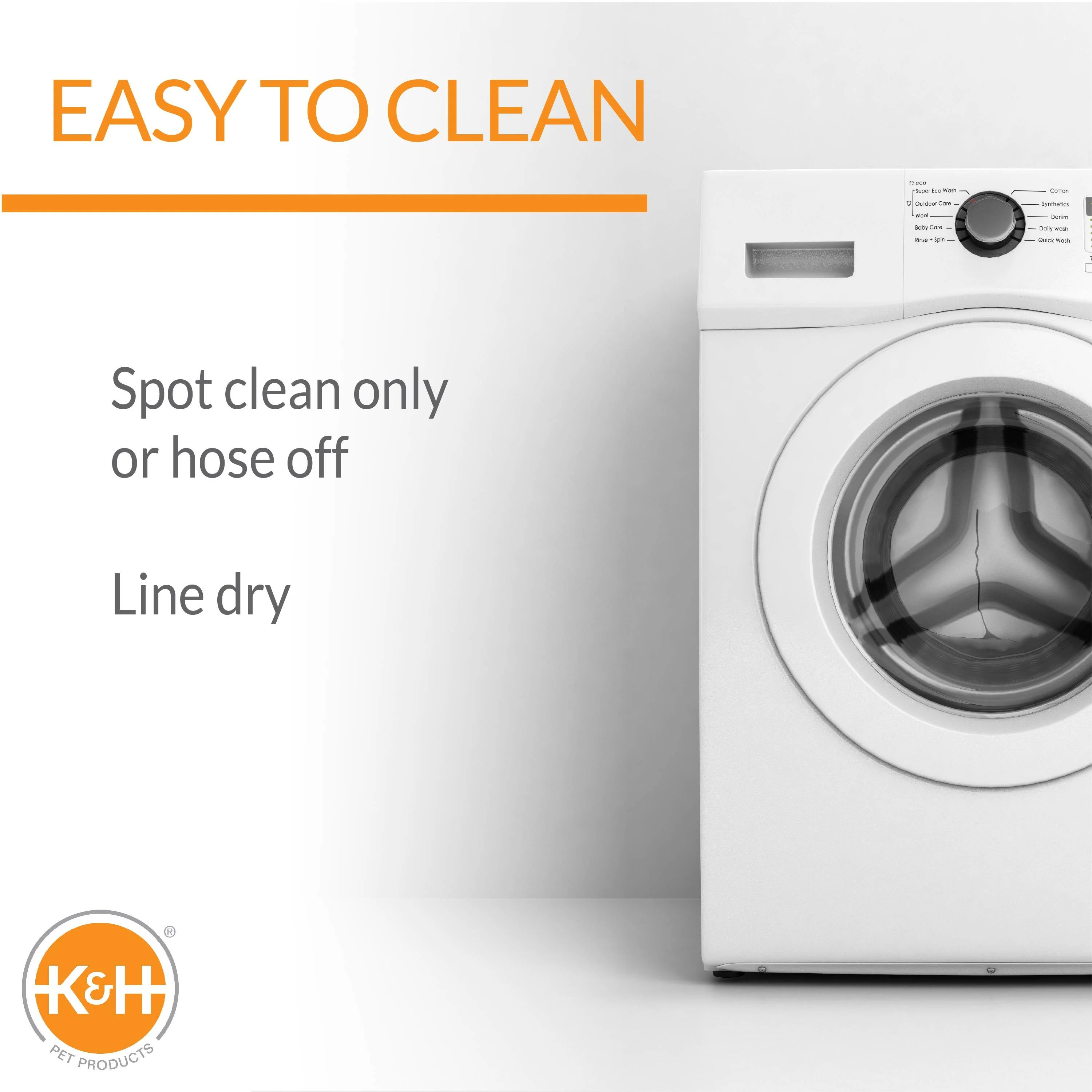 K&H Pet Products Coolin' Pet Cot Elevated Pet Bed Gray/Blue Large 30 X 42 X 7 Inches