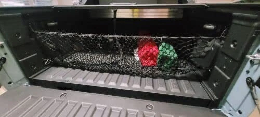 EACCESSORIES EA Trunk Organizer Cargo Net for Hyundai Santa Cruz 2022-2023 – Envelope Style Cargo Net for Pickup – Premium Mesh Car Trunk Organizer Vehicle Carrier Storage – Compatible with Santa Cruz