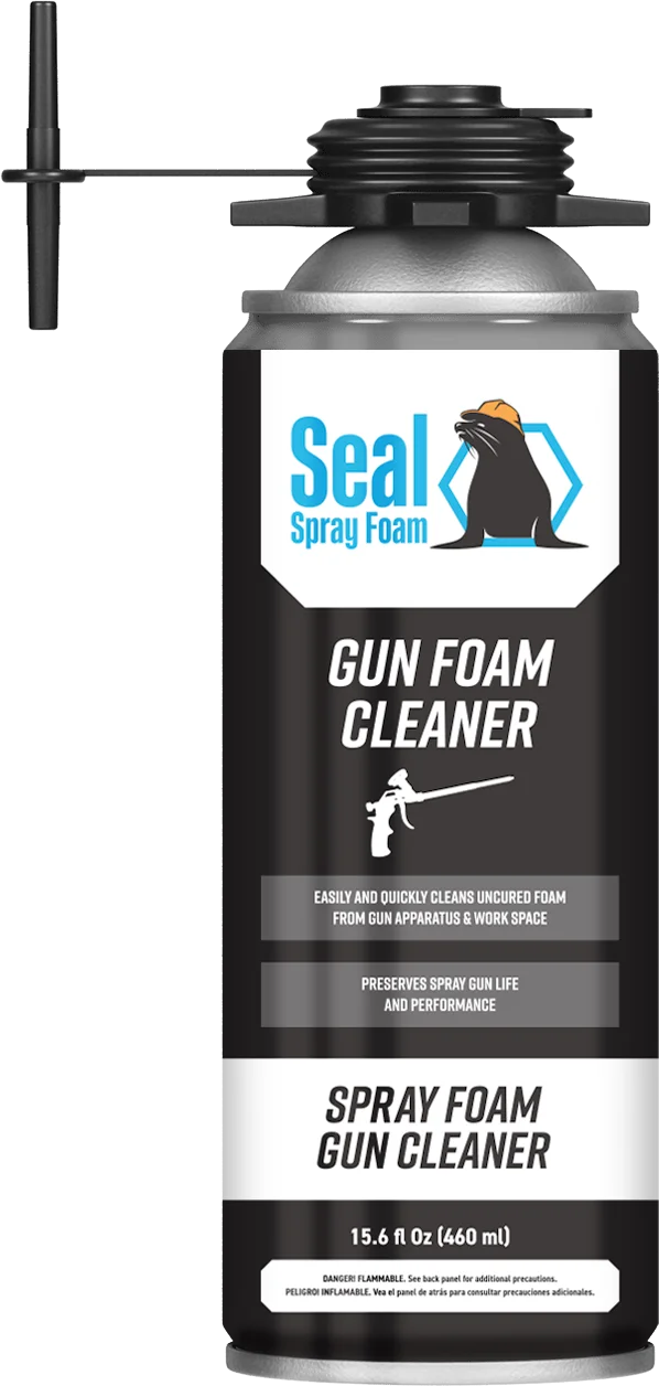 Seal Spray Foam Dispensing Gun Cleaner 15.6 OZ Can (1 Case - QTY 12 CANS)