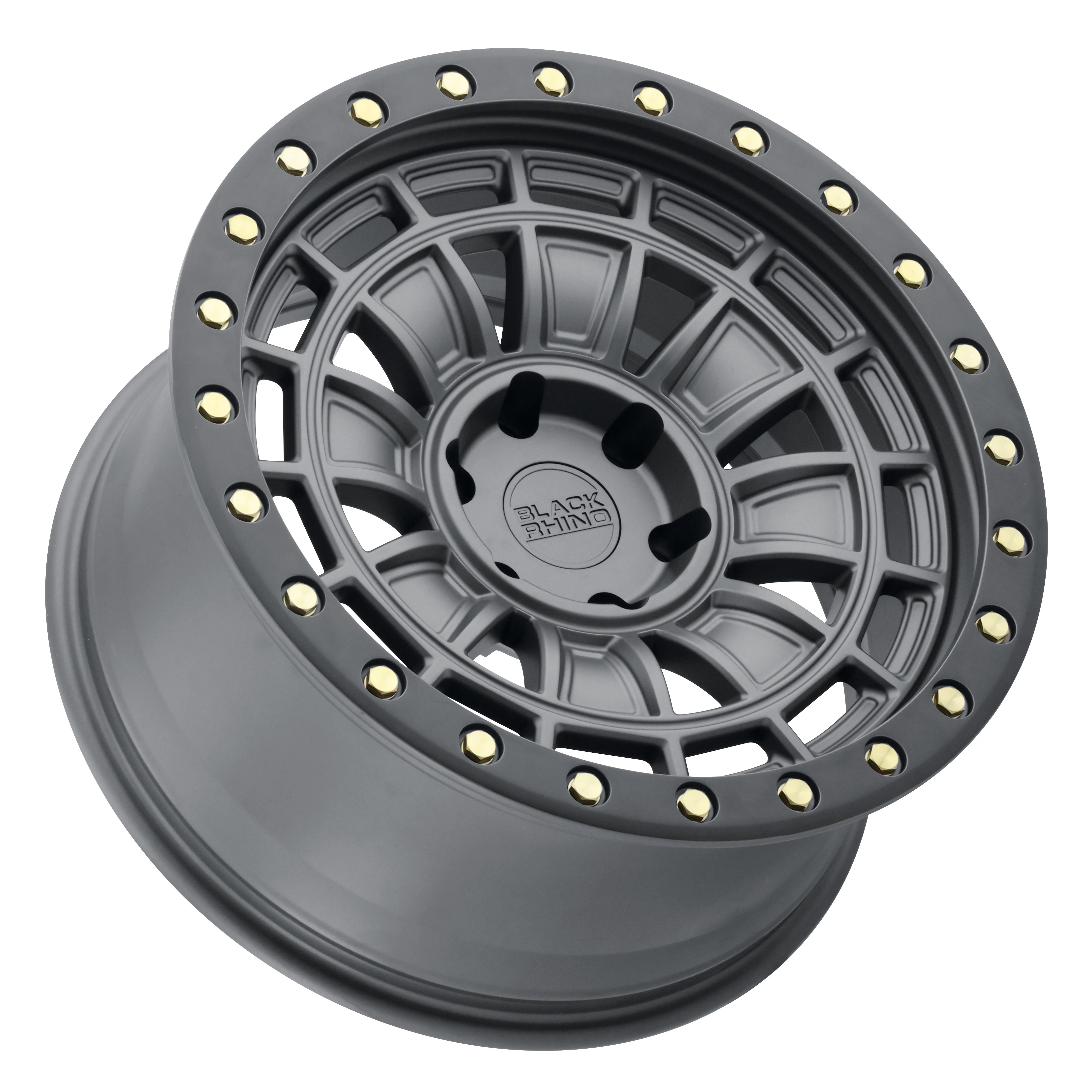 Black Rhino Cast Aluminum Rim BRDAL 18X9.5 6X5.5 M-GNMTL-BLK-LP 12MM, 1895DAL126140G12