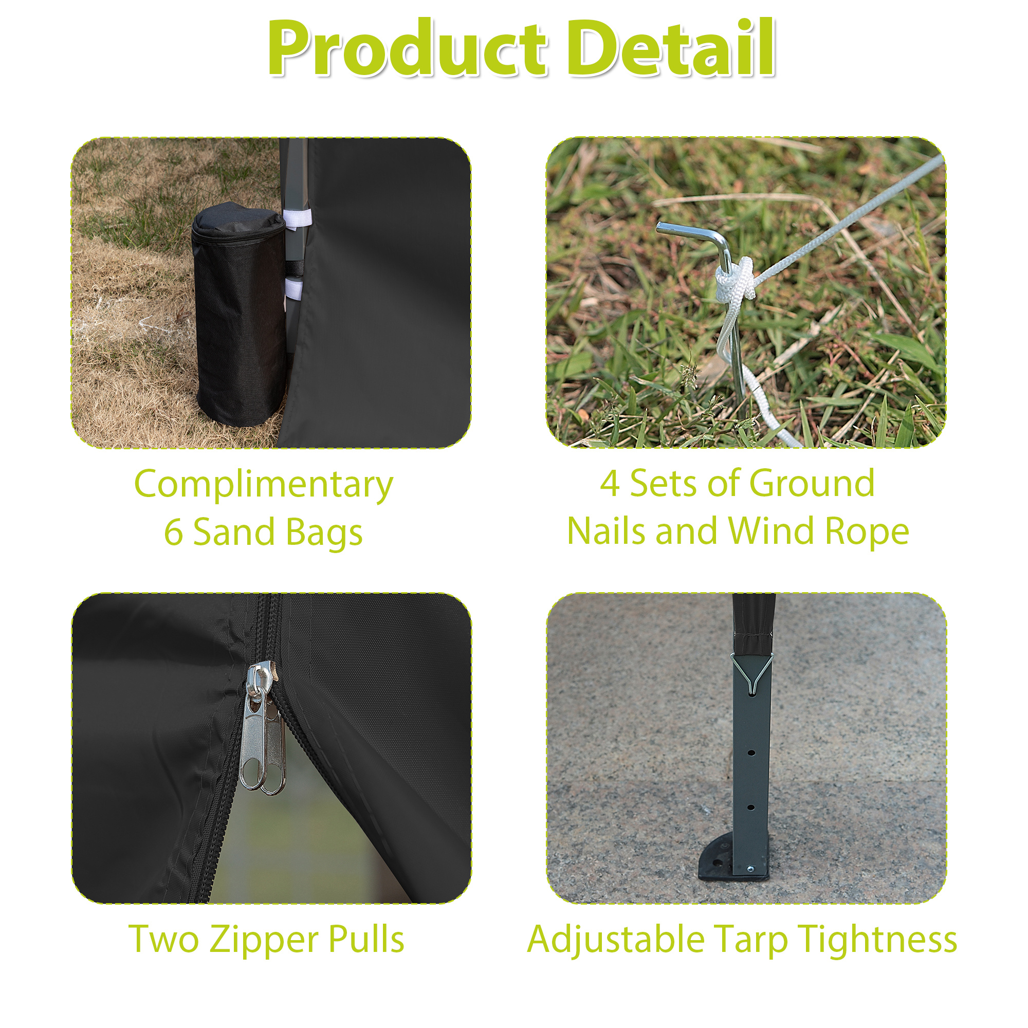 EZ Pop Up Canopy with Removable Sidewalls - 10'x20' - Elevate Your Outdoor Space