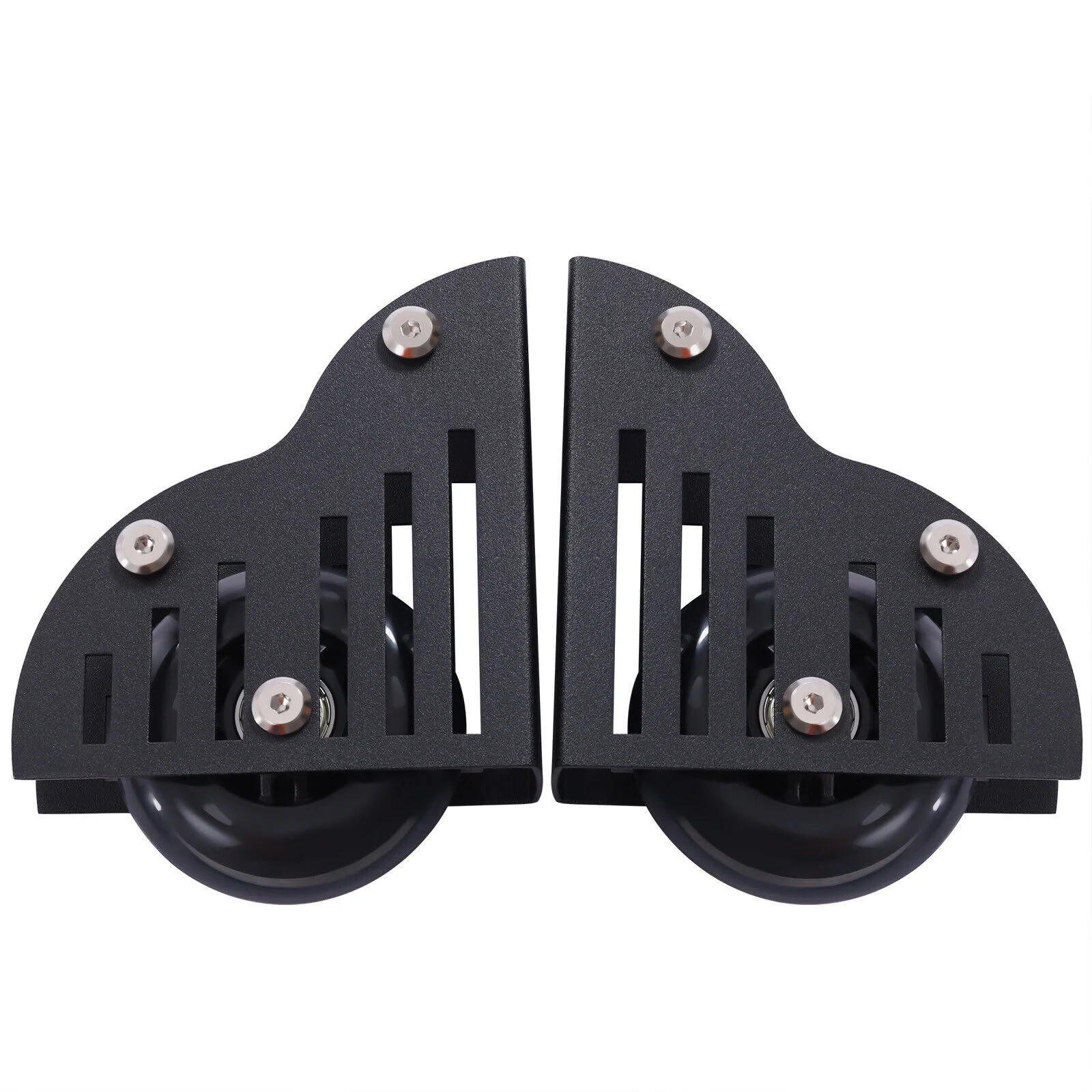 DENEST 10ft Stainless Steel Rolling Ladder Sliding Hardware Rolling Track (No Ladder)