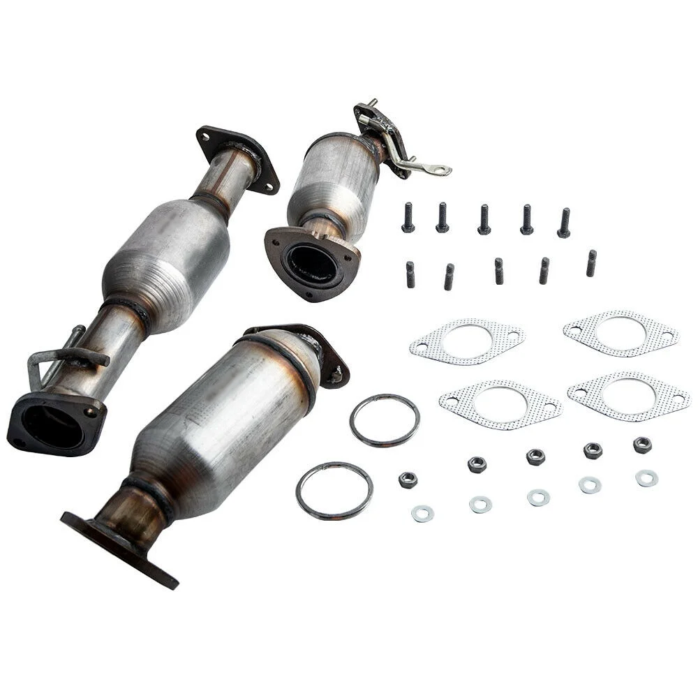 BMTBUY 3pieces Catalytic Converter Set 16547 16548 16574 For Buick Enclave Chevy Traverse GMC Acadia Saturn Outlook 3.6L 6 Cylinder 2007-2017
