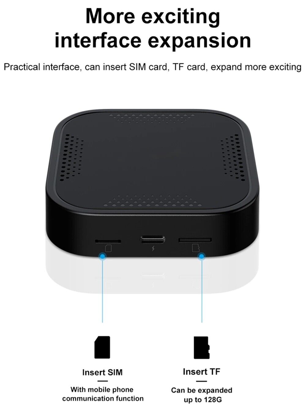 Wireless CarPlay AI Box Adapter,4+64G,8Core, Only Fit for Cars with OEM/Factory Wired CarPlay,Wireless CarPlay&Android System,Built-in Navigation,Support YouTube Netflix,etc