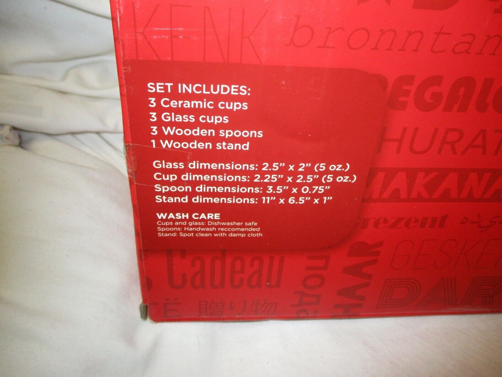 Le Regalo 10 Piece Serving Set, Moderate, Brown.