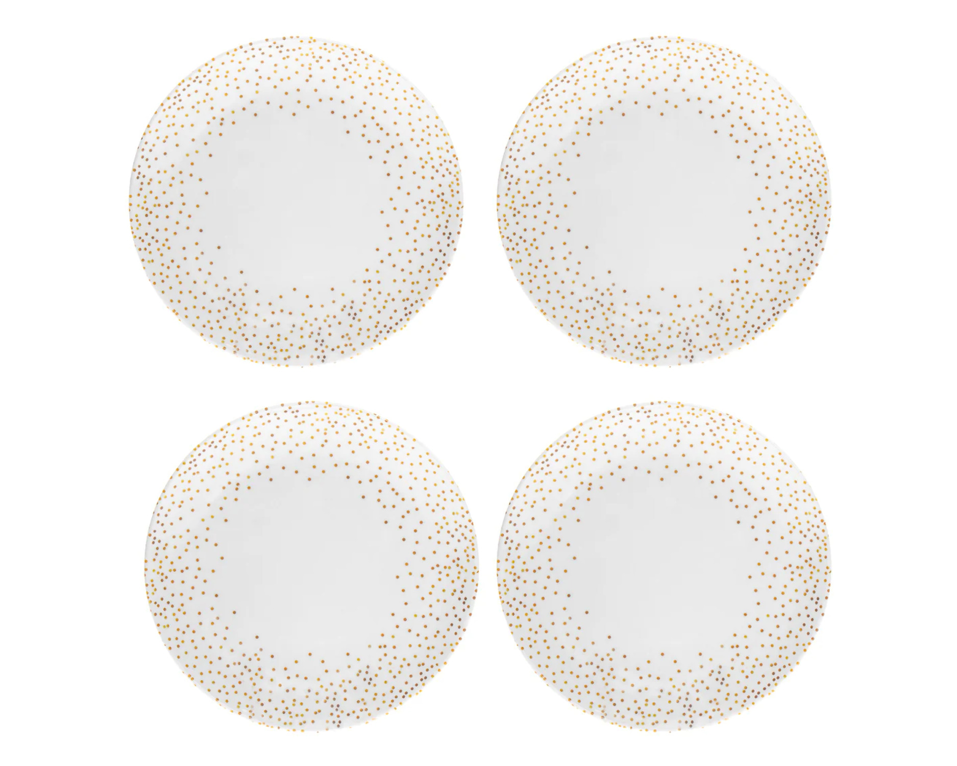 Alora Glam Melamine Salad Plate, Set of 4