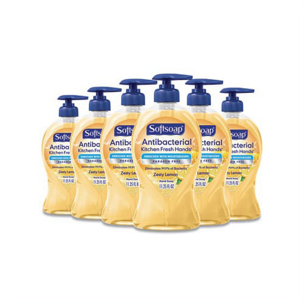 Antibacterial Hand Soap Citrus, 11.25 oz Pump Bottle, 6/Carton