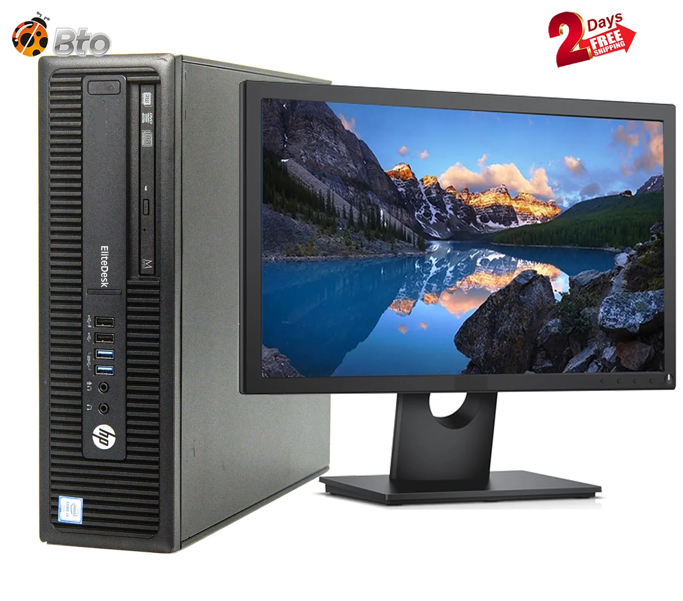 HP EliteDesk 800 G1 SFF Desktop Computer Core i5-4th, 8GB Ram, 2TB HDD, New 19