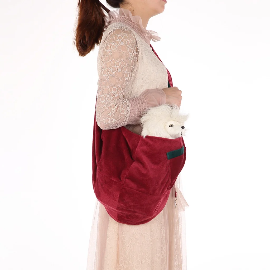 〖Hellobye〗Adjustable Small Pet Dog Cat Carrier Shoulder Sling Bag Tote Outside Travel Bag