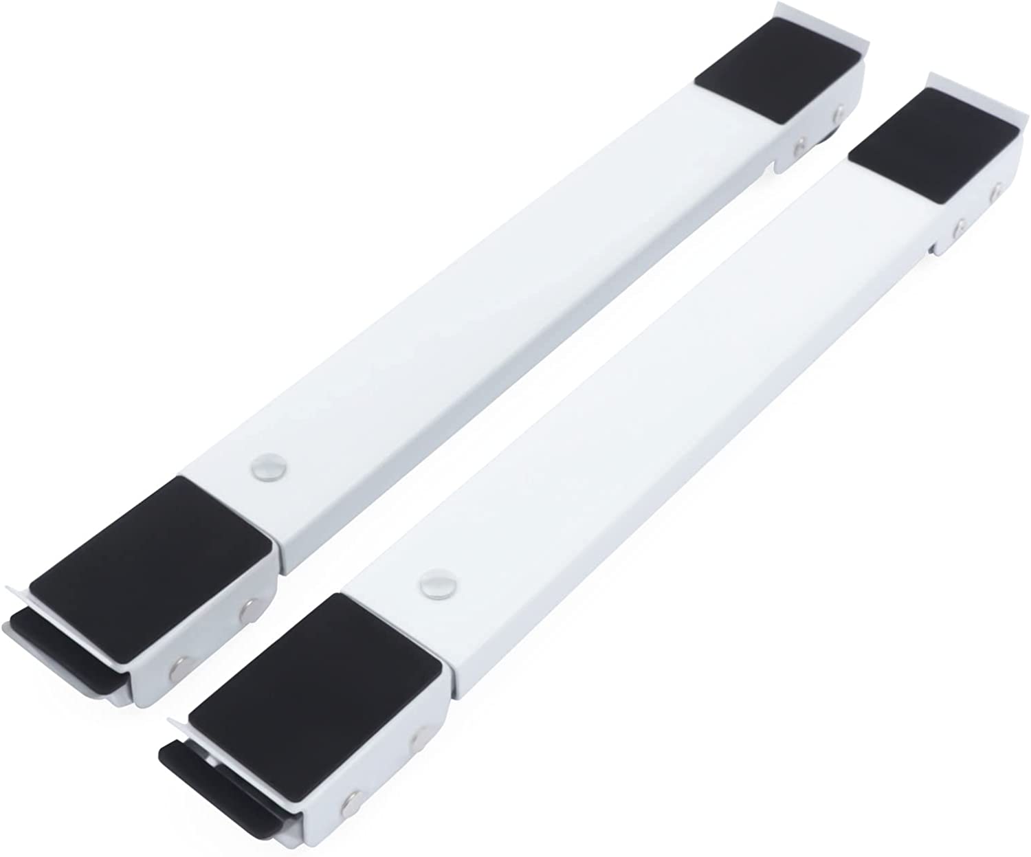 Miumaeov Adjustable Mini Fridge Stand Mobile Washing Machine Base Stand Non-Slip Mat