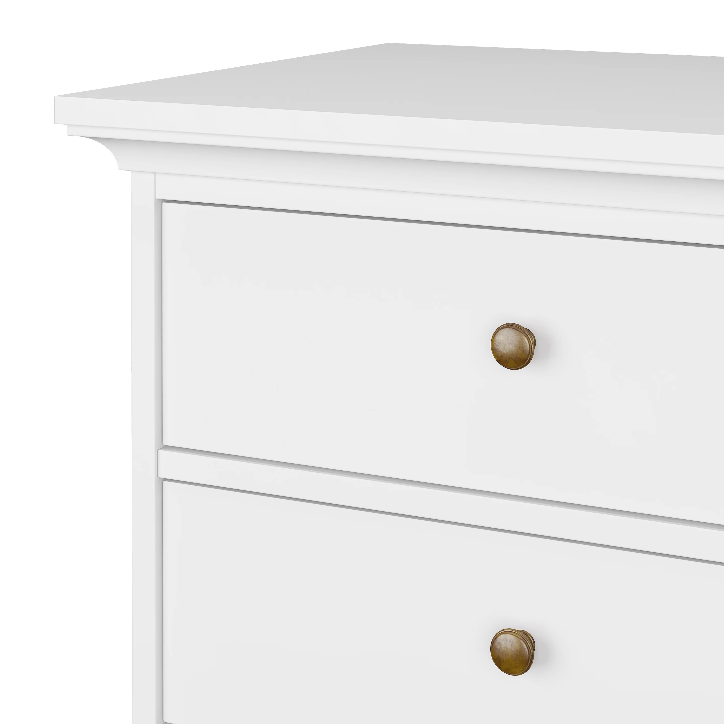 Maison Park 5 Drawer Chest, White