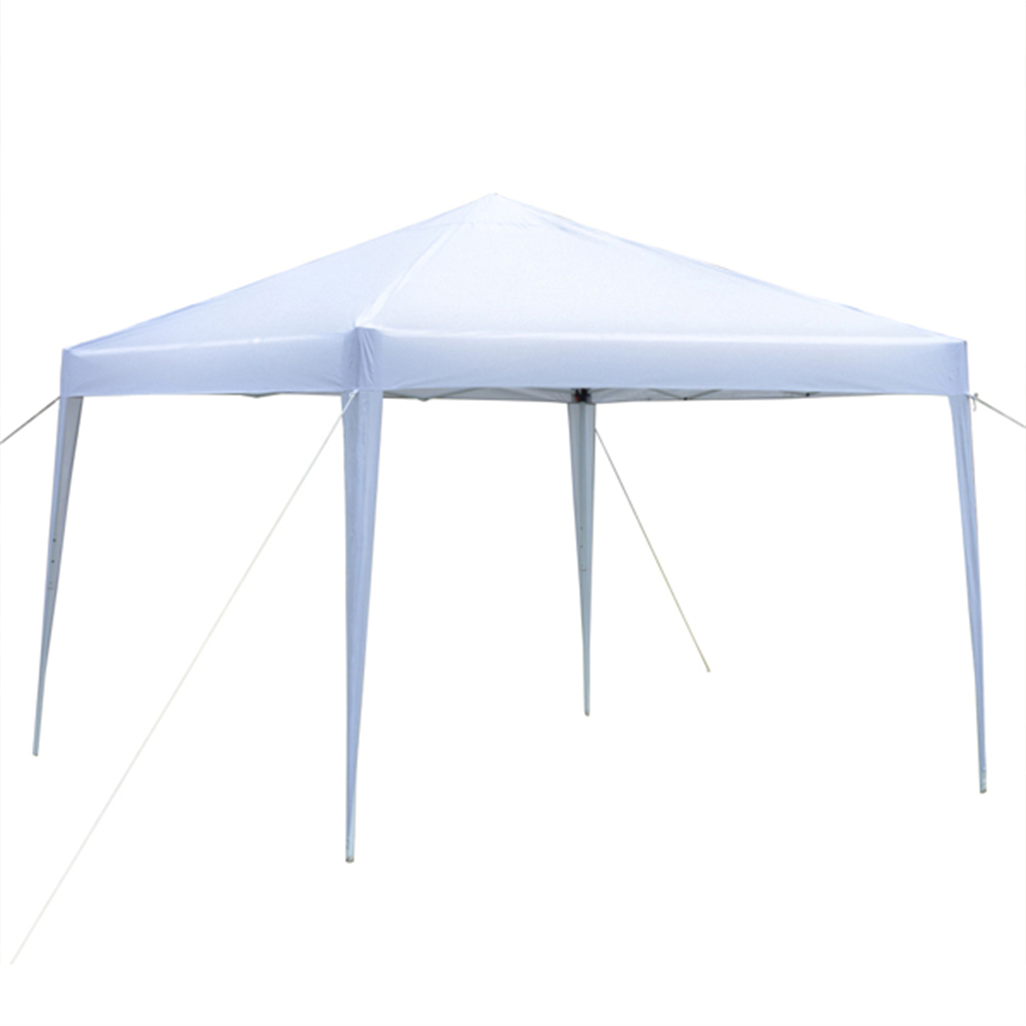 10'x10'Outdoor Portable Lightweight Folding Instant Pop Up Gazebo Canopy Shade Tent w/Adjustable Height, Wind Vent, Carrying Bag - White