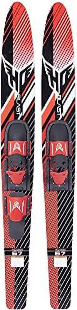 blast combo skis w/adjustable rsese/trainer bindings sz 59in/one size