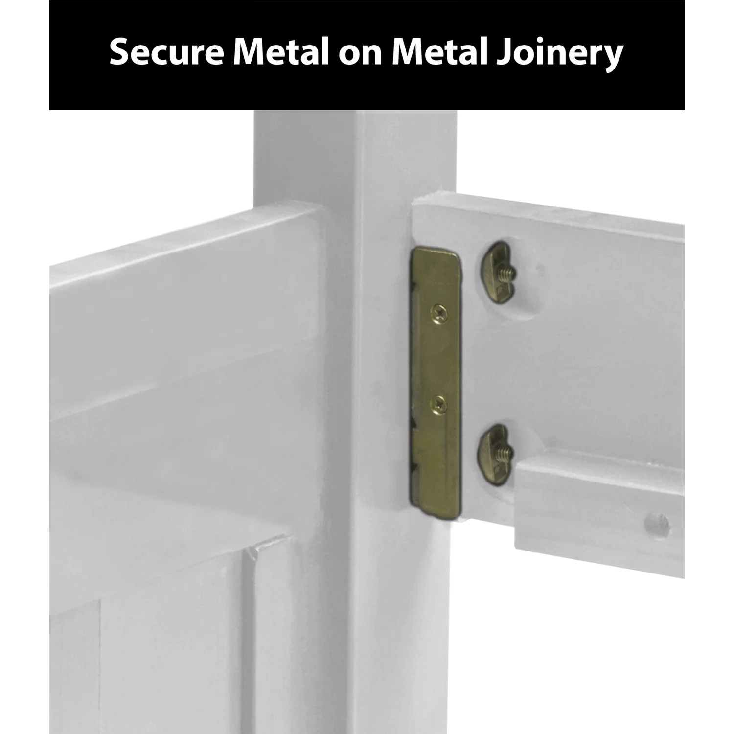 OS Home and Office Furniture 80223K6-22 Solid Pine bed in Casual White