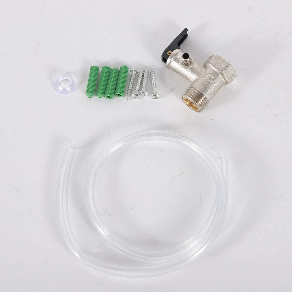 FETCOI 1500W 8L Electric Hot Water Heater Set Bathroom Shower Kitchen Bathroom Home 55℃-70℃