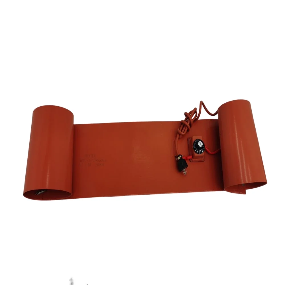 Techtongda 2KW Rubber Heater Silicone Heating Blanket Oil Drum Heater