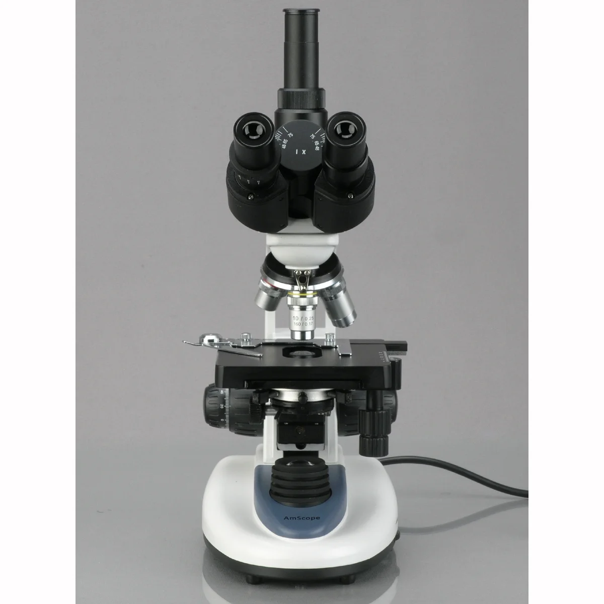 AmScope 40X-2000X 1W LED Trinocular Compound Microscope New