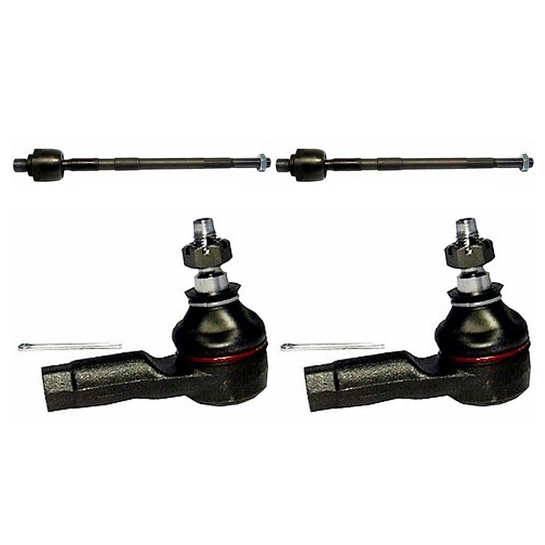 Delphi Front Inner Outer Tie Rod Ends Fits Kia Rio 2001 2002 2003 2004 2005