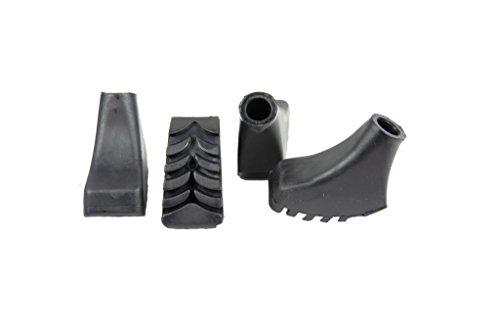 mons peak ix nordic walking poles rubber tips (4-pack)