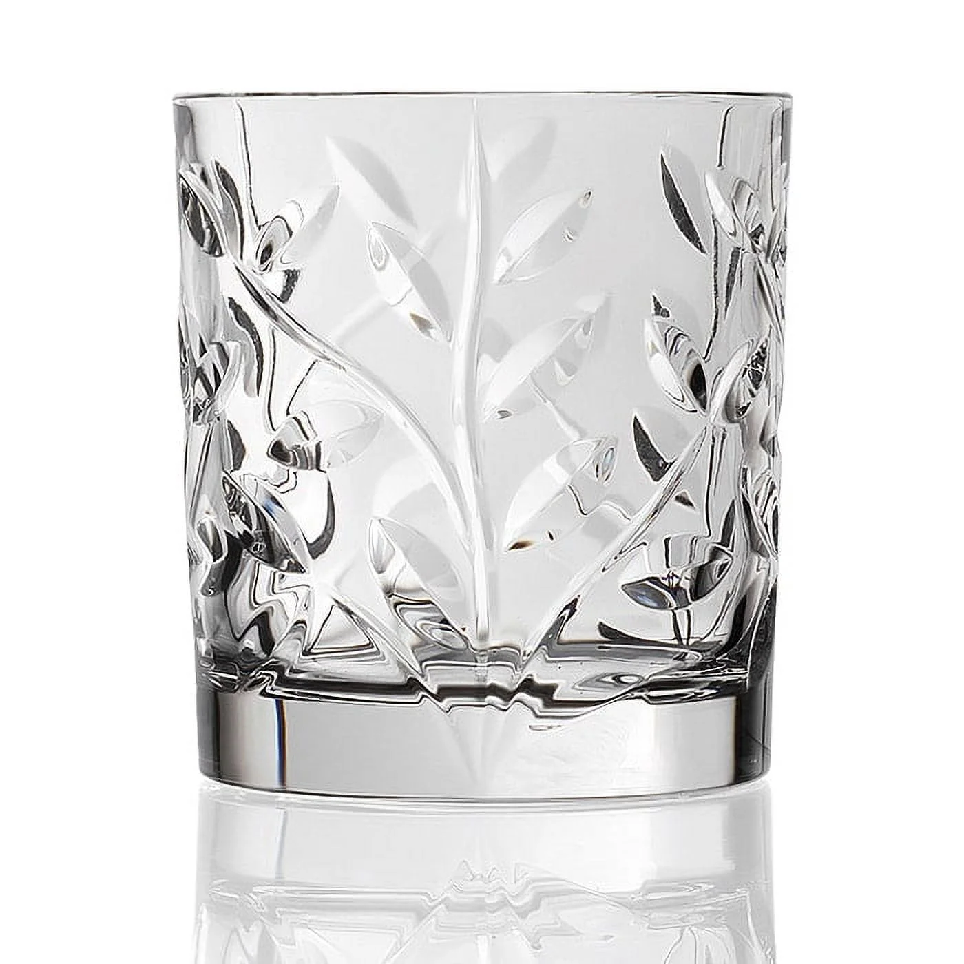 Lorenzo Import 243080 RCR Laurus Crystal Double old fashioned set of 6