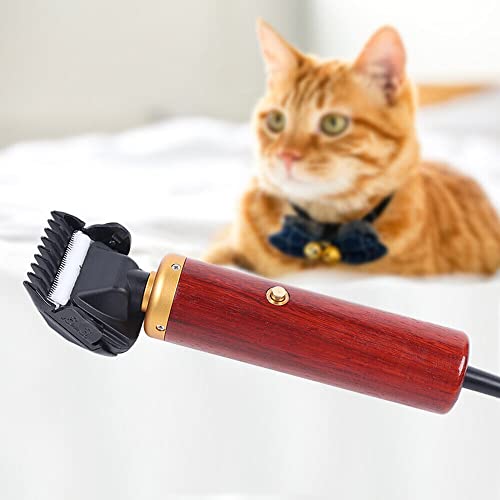 MhdunueSK Electric Sheep Goat Shears Clippers,AC 110-240V Electric Animal Shave Grooming Farm Supplies,7200Rpm Rotating Speed,33 Teeth ,1.3MM Tooth Width(6.81x1.46x1.46Inch)