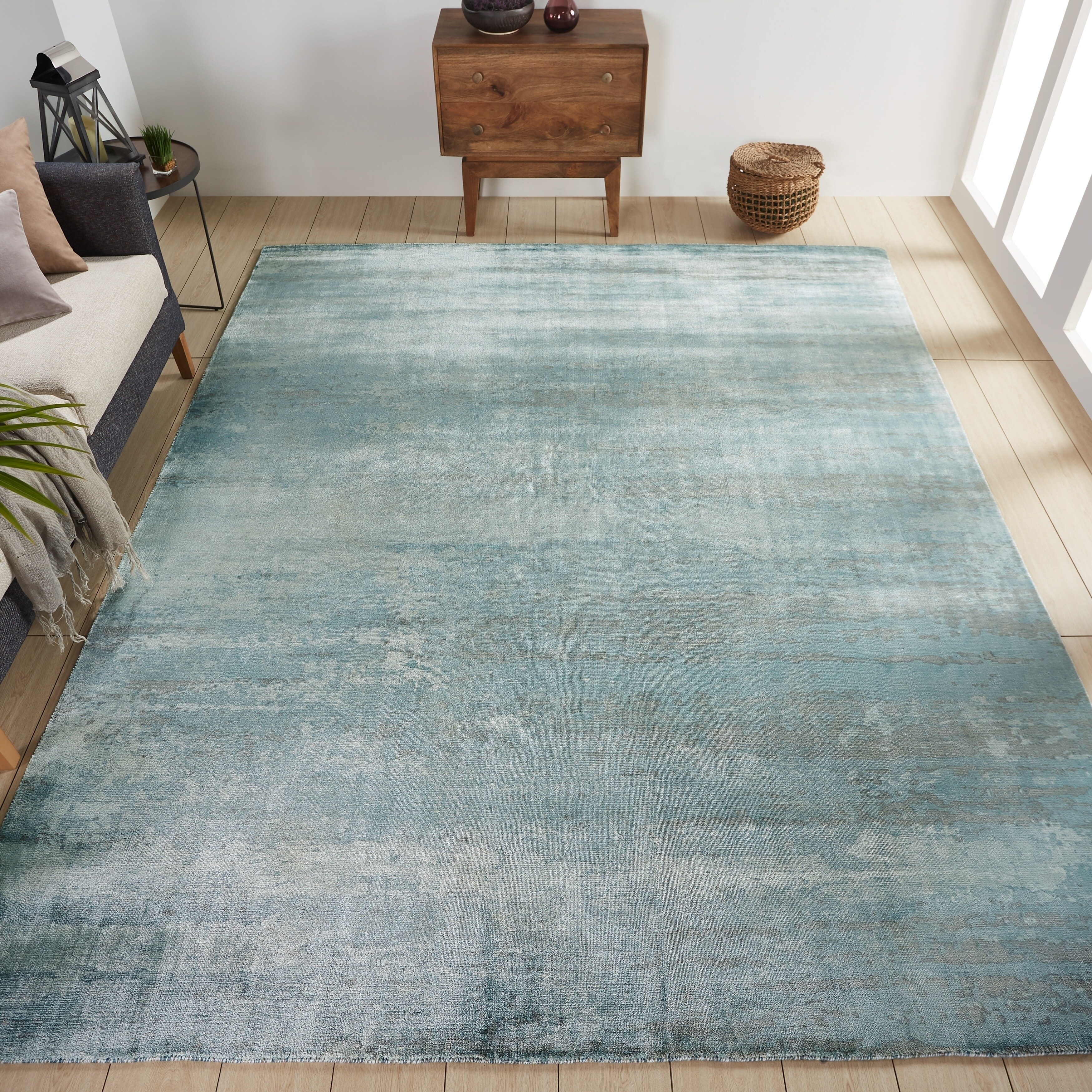 Copper Grove  Singerei Blue and Grey Area Rug 2' x 3' 2' x 3'
