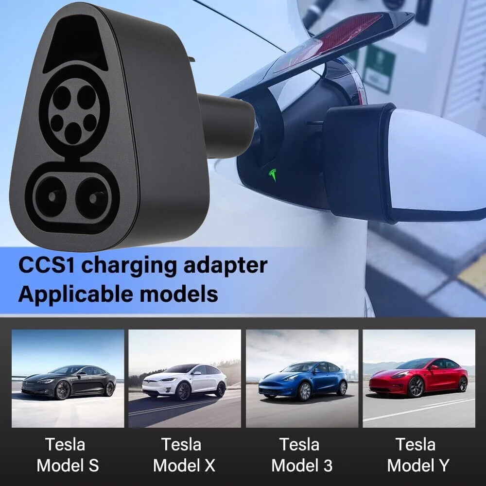 CCS 1 Fast Charging Adapter For Tesla Model 3/S/X/Y Up to 250KW DC Charger Combo