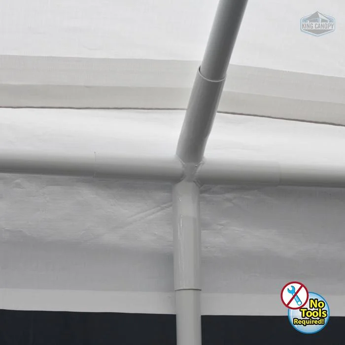 King Canopy Universal 6 Leg 10X13 Canopy w/ WHITE Cover