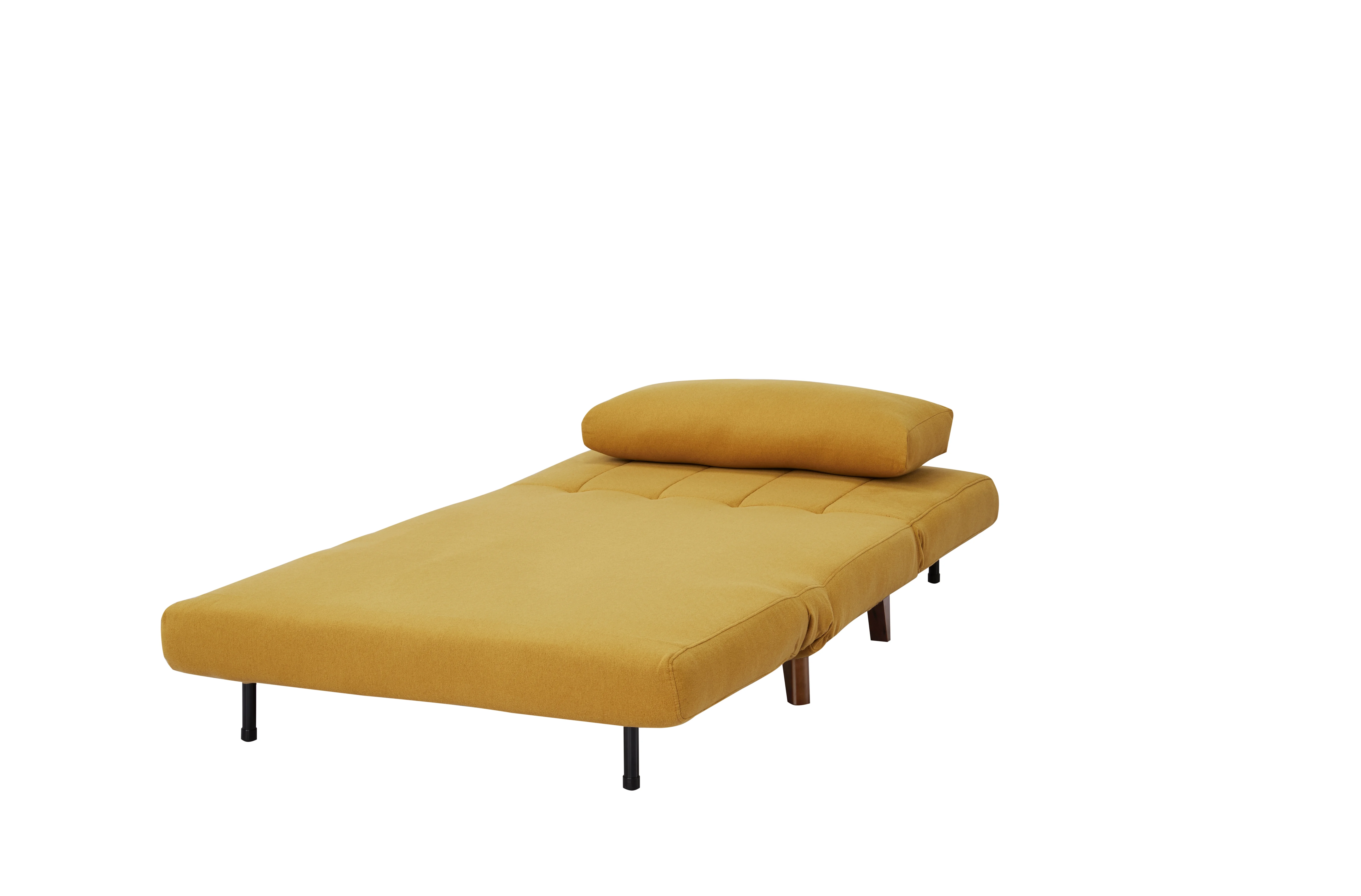 Artdeco Home Springfield Convertible Futon Chair Bed, Mustard