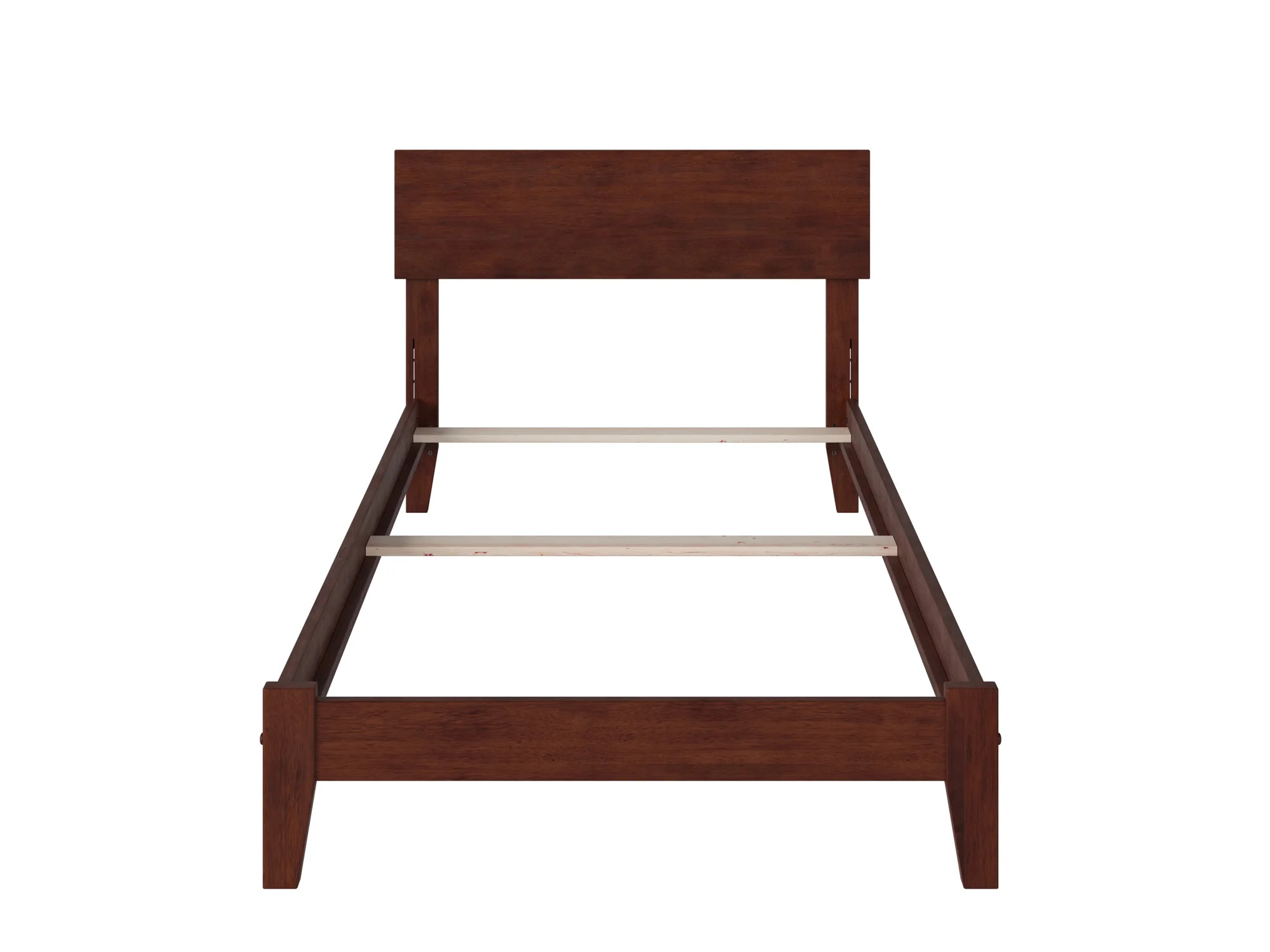 Orlando Twin XL Traditional Bed in Walnut