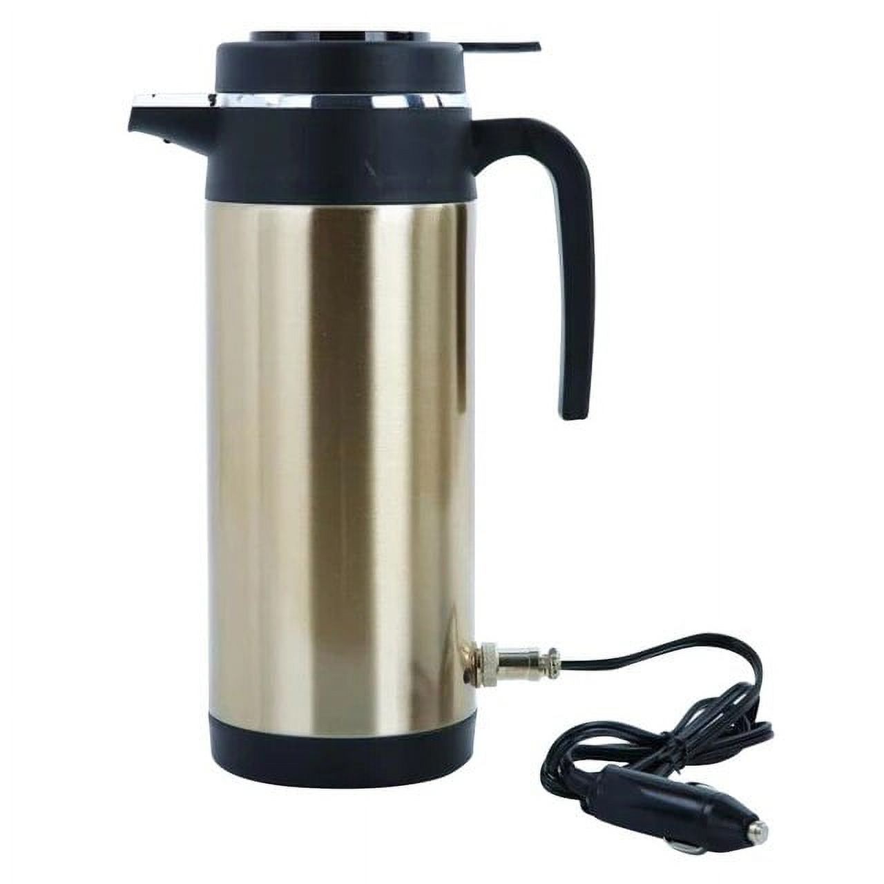 For 12V/24V  Heating Cup Kettle Stainless Steel Water Heater Bottle for Tea Coffee Drinking Travel Car Truck Kettle
