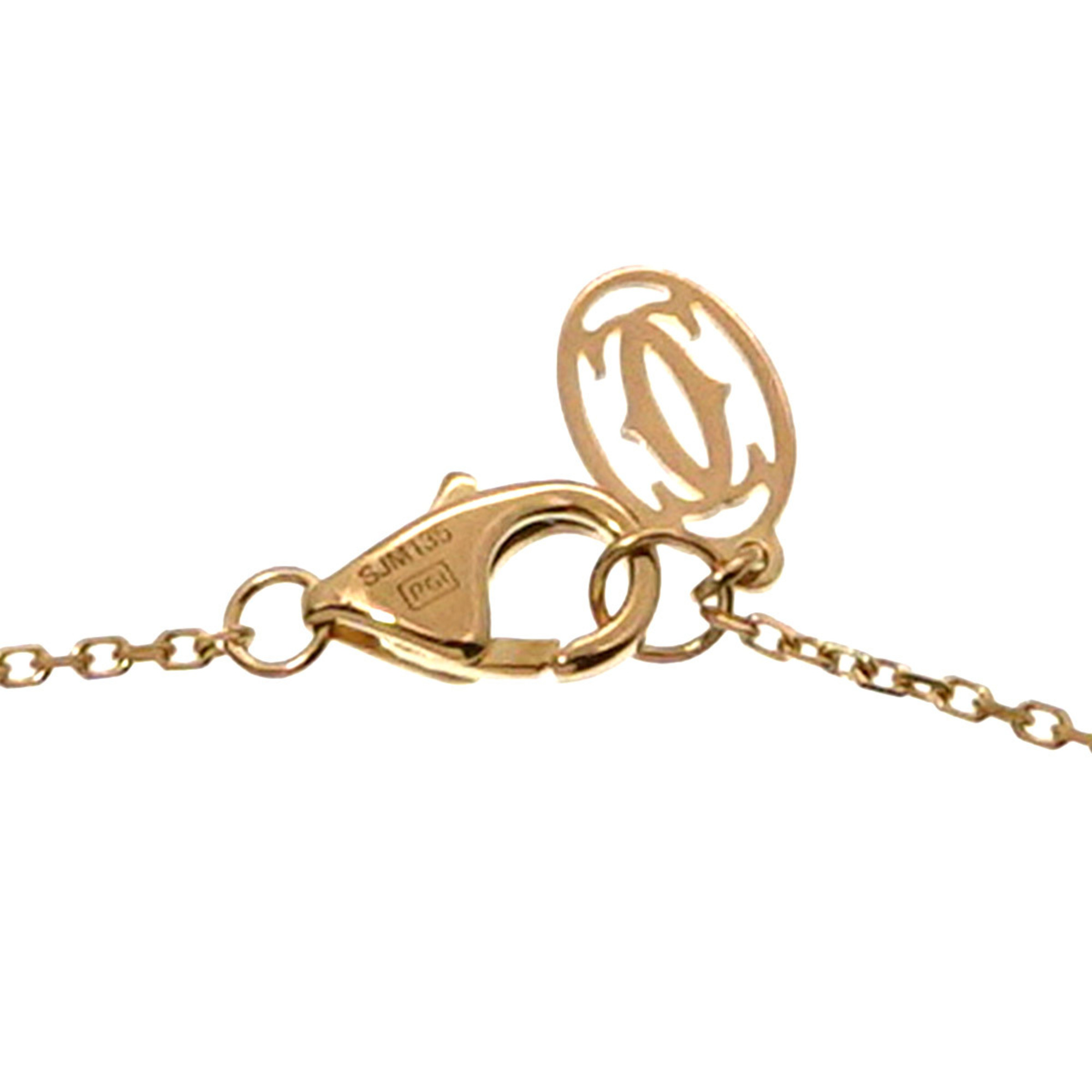 Pre-Owned Cartier Damour Bracelet XS 18.5cm Diamond K18 YG 750 Diamant Leger d Amour (Good)