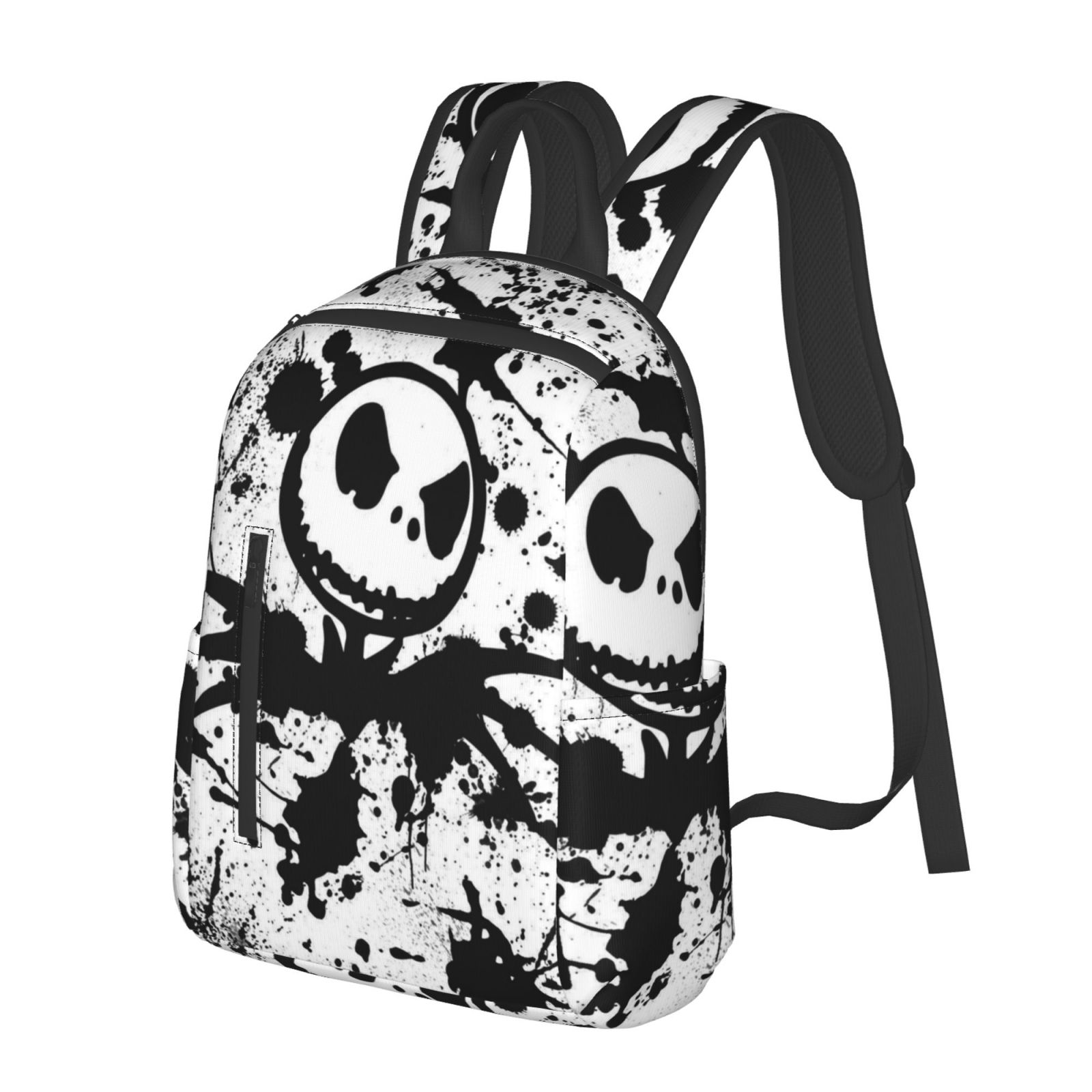 The Nightmare Before Christmas Jack Skellington Lightweight Backpack Student Bookbag School Bag Satchel Daypack Unisex Knapsack Rucksack For Kids Teens Adult