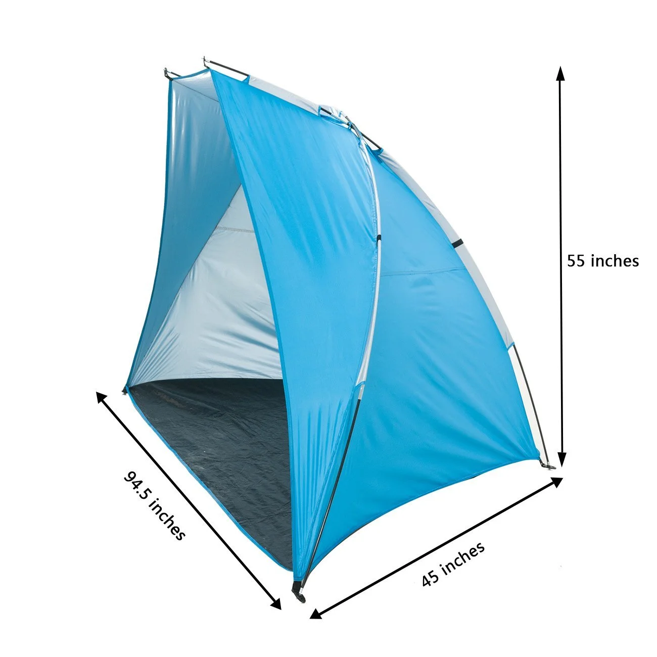 iCorer Outdoor Portable EasyUp Beach Cabana Tent Sun Shelter Sunshade, Blue