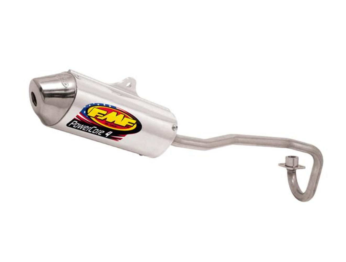 FMF Racing 040071 PowerCore 4 Spark Arrestor Full System with Stainless Steel Header (Natural)