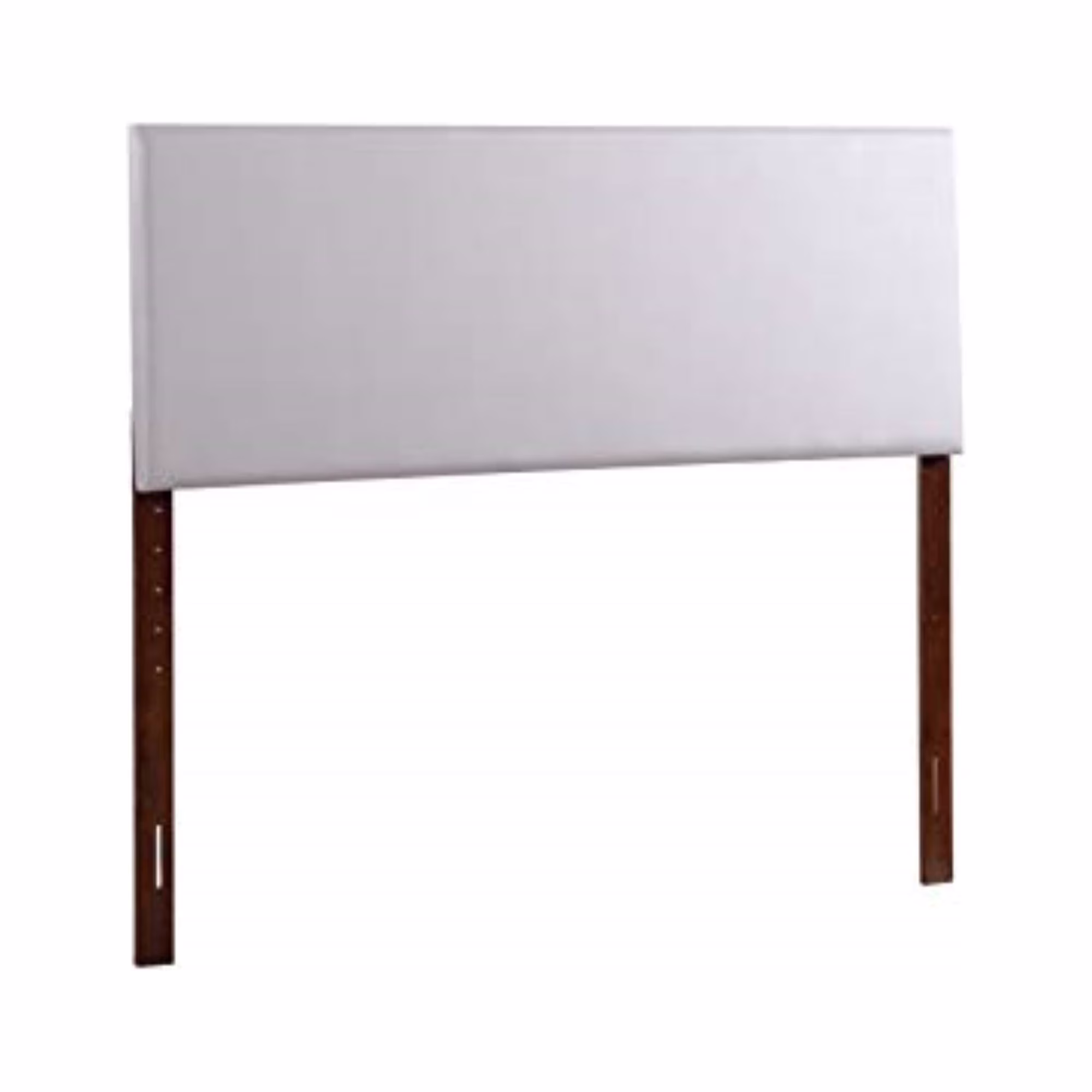 Glory Furniture Nova Faux Leather Upholstered Queen Headboard in Light Gray