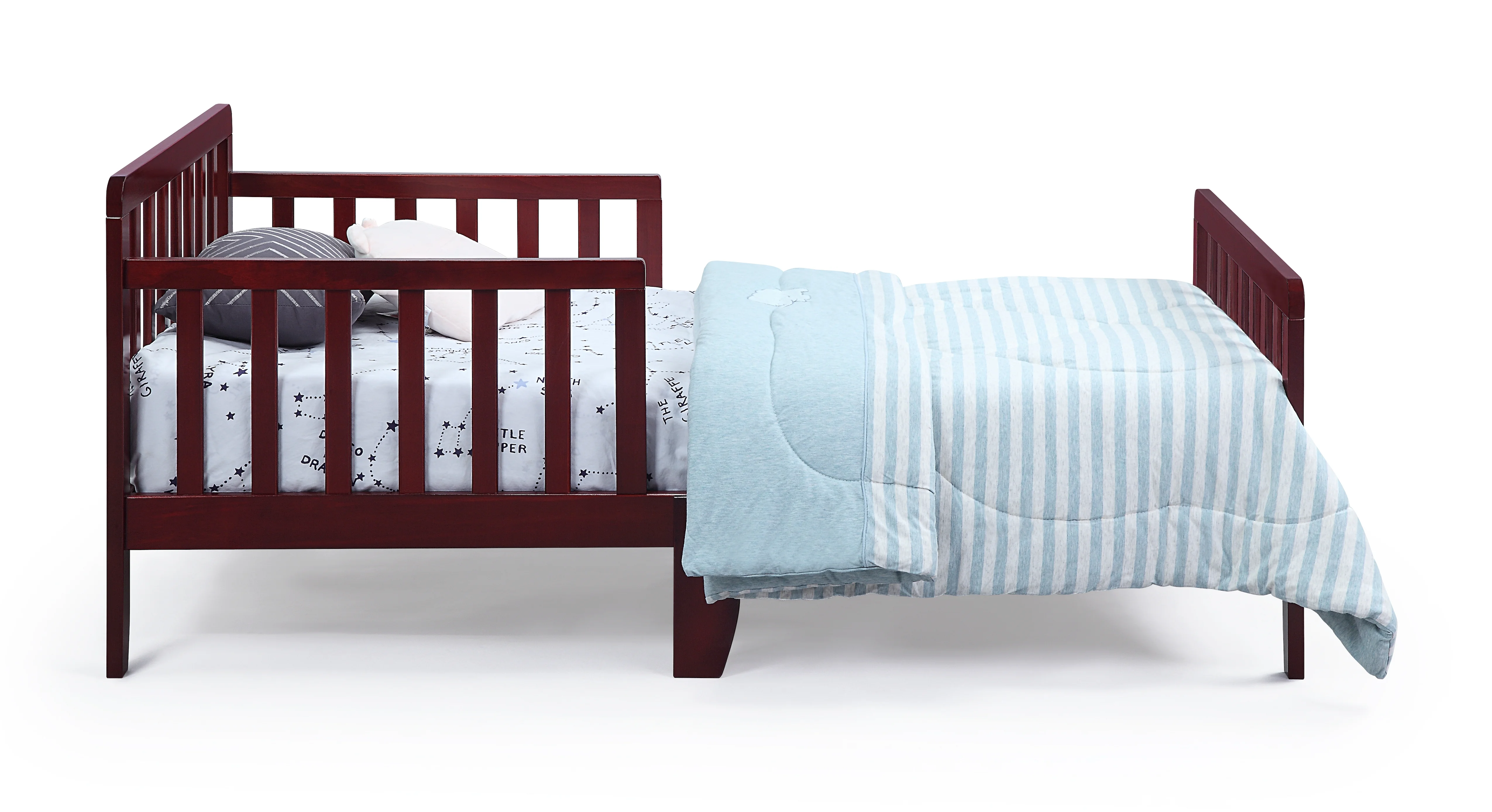 Olive & Opie Jax Toddler Bed, Cherry Finish