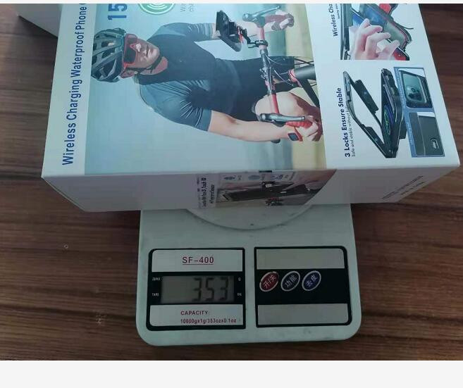 Kqacd 15W Cycling Wireless Charging Mobile Phone Bracket, Waterproof Package Bracket