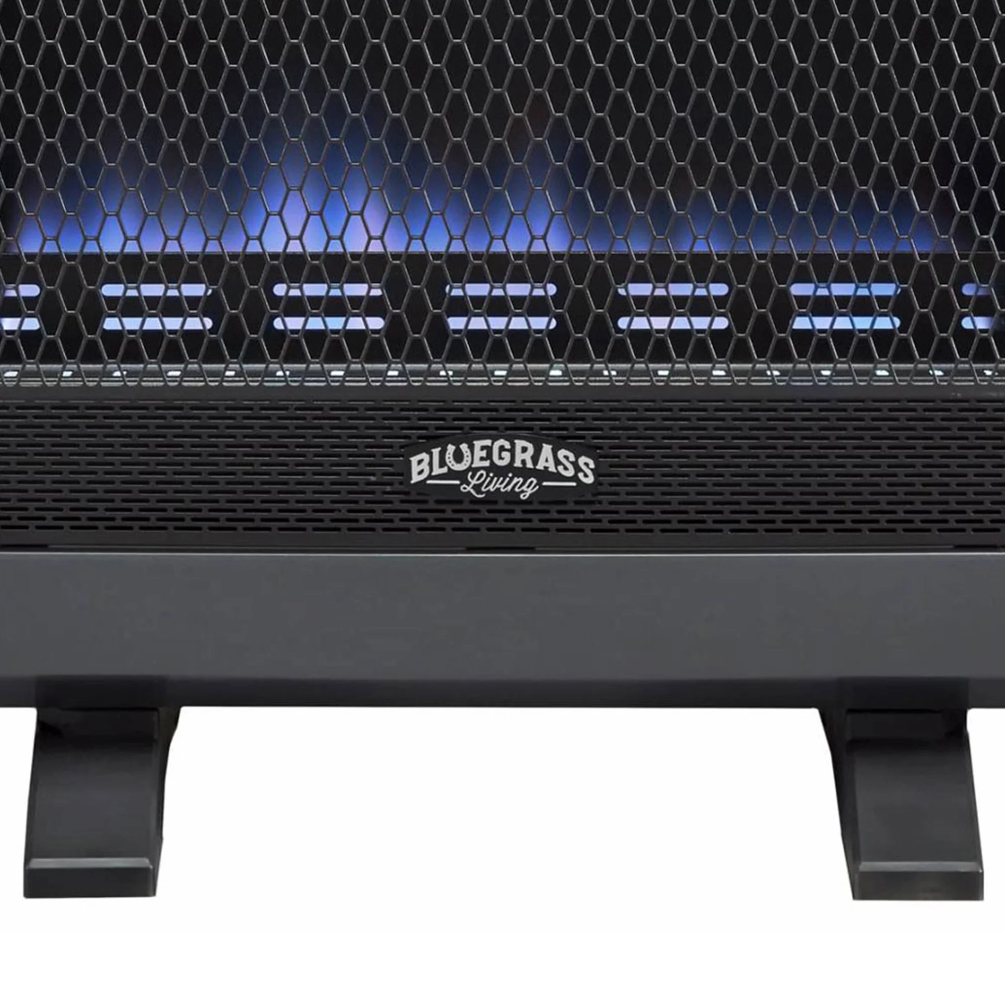 Bluegrass Living Propane Gas Vent Free Blue Flame Gas Space Heater With Blower and Base Feet - 30,000 BTU, T-Stat Control - Model# B30TPB-BB