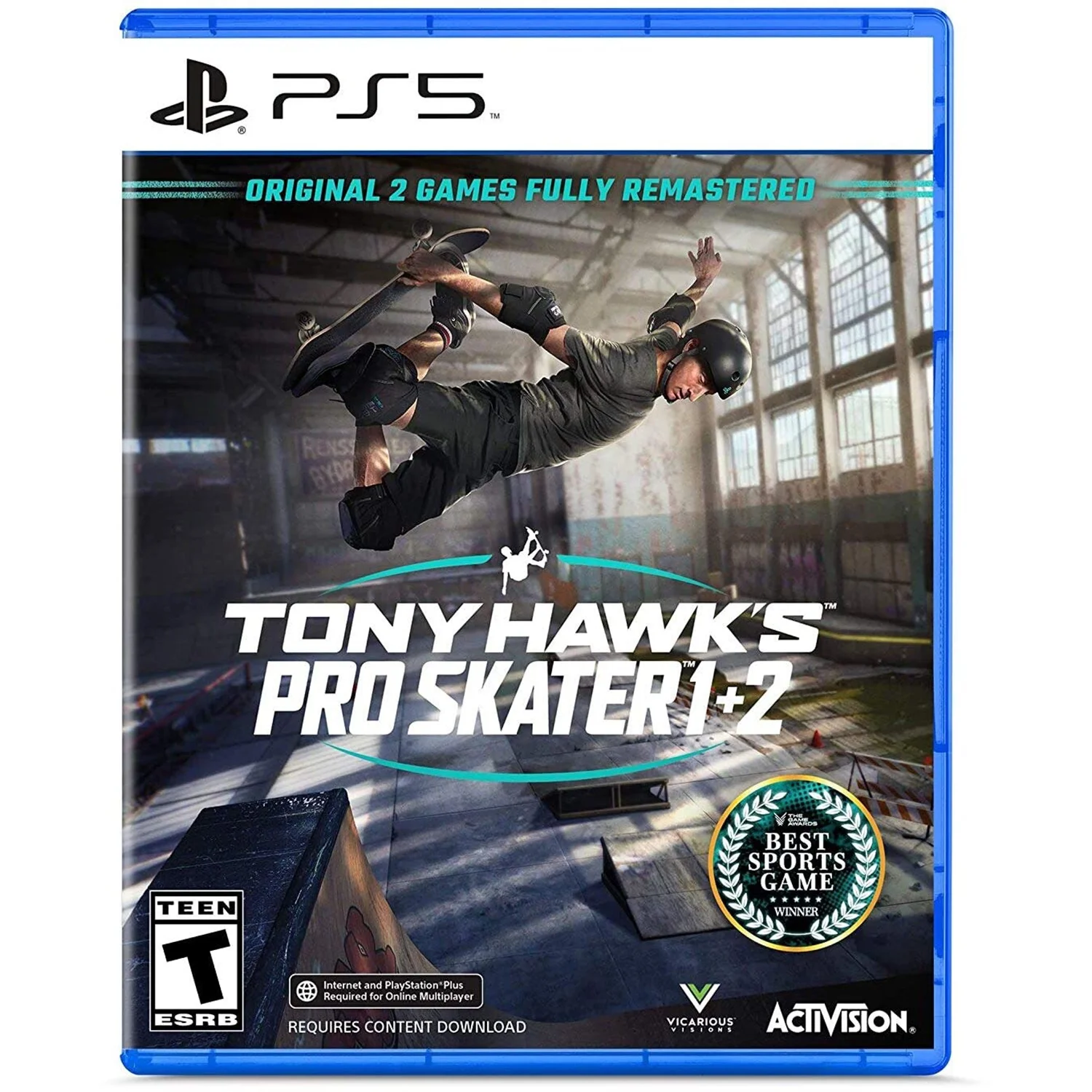 Tony Hawk's Pro Skater 1 and 2 With Madden NFL 22 - Two Games For PS5