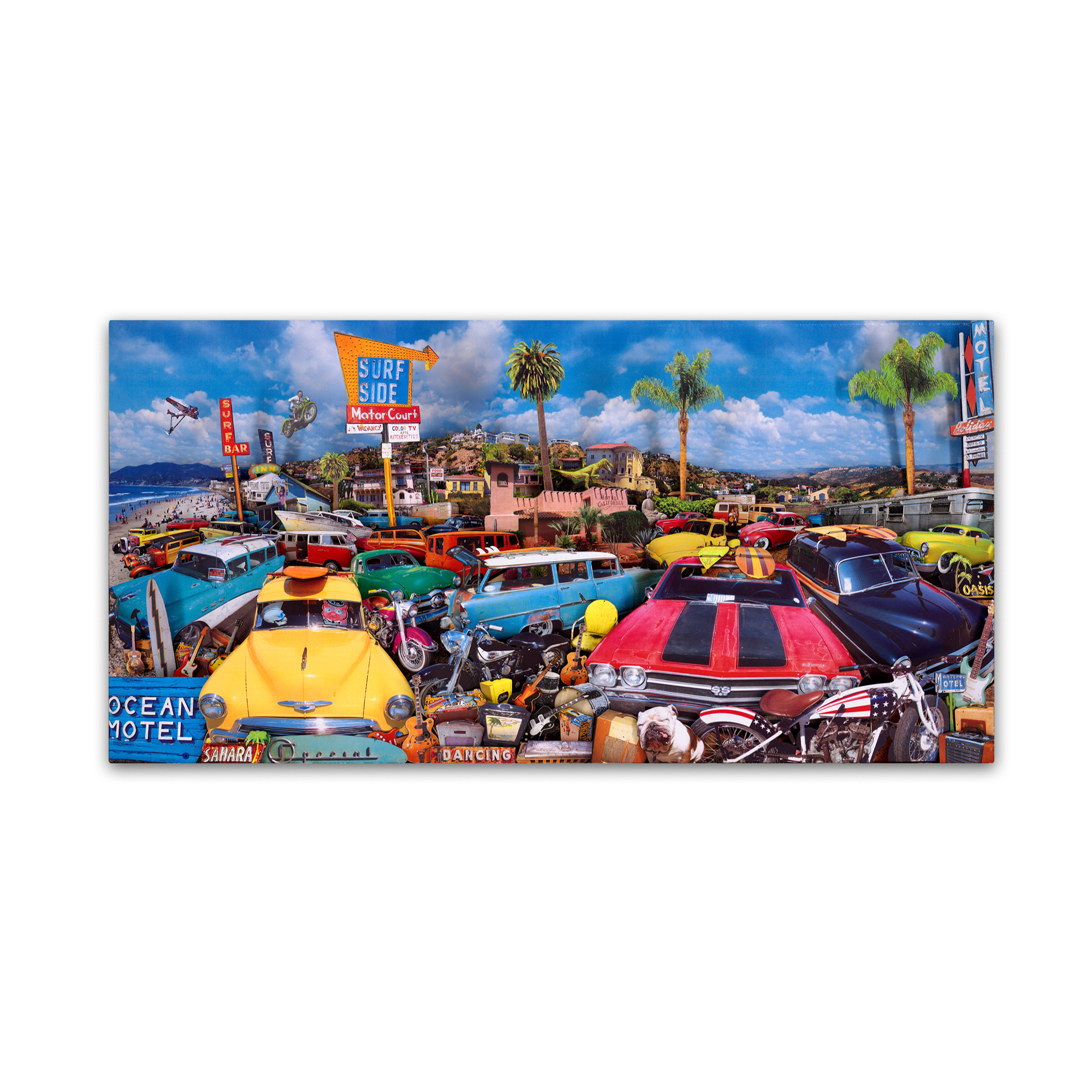 Trademark Fine Art 'Malibu Surf Bar' Canvas Art by John Roy