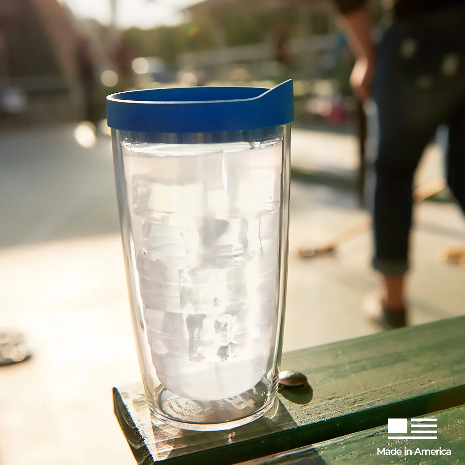 Tervis Made in USA Double Walled University of New Mexico Lobos Insulated Tumbler Cup Keeps Drinks Cold & Hot, 16oz, Primary Logo