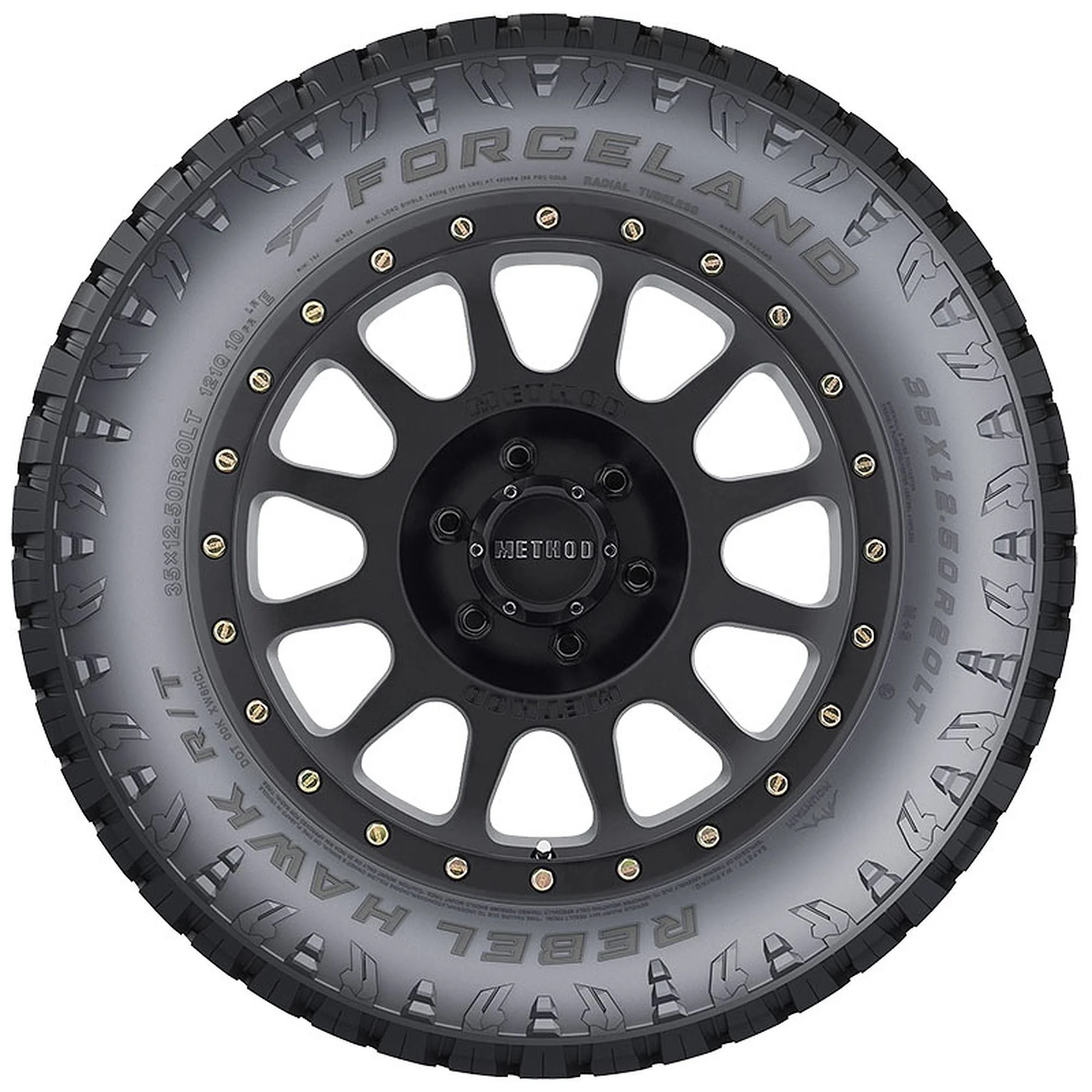 Forceland Rebel Hawk R/T Rugged Terrain LT33X12.50R18 118Q E Light Truck Tire