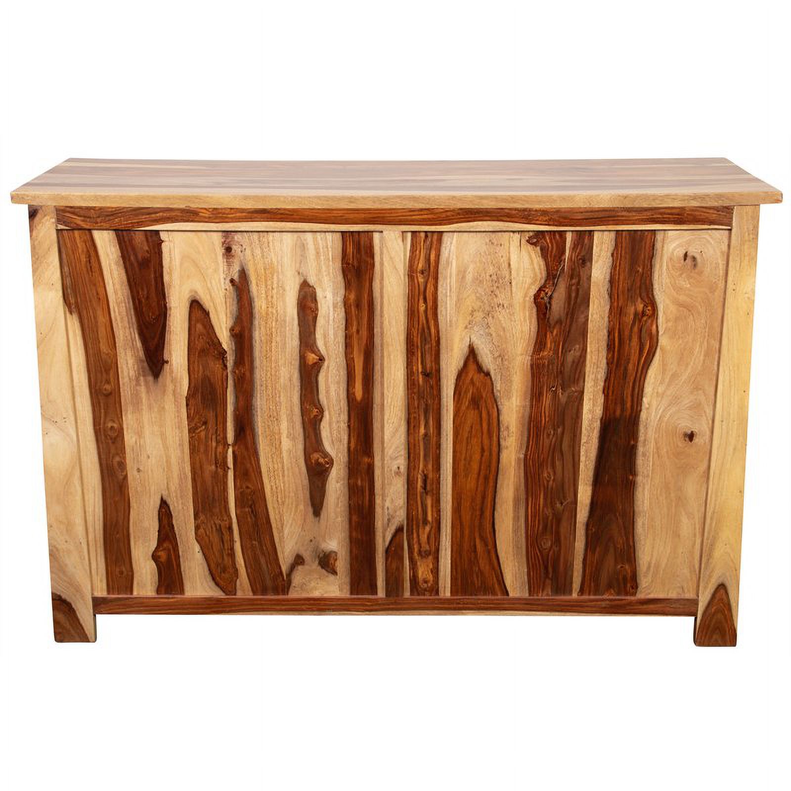 Kalispell 4 PC Solid Sheesham Wood Queen Bedroom Set