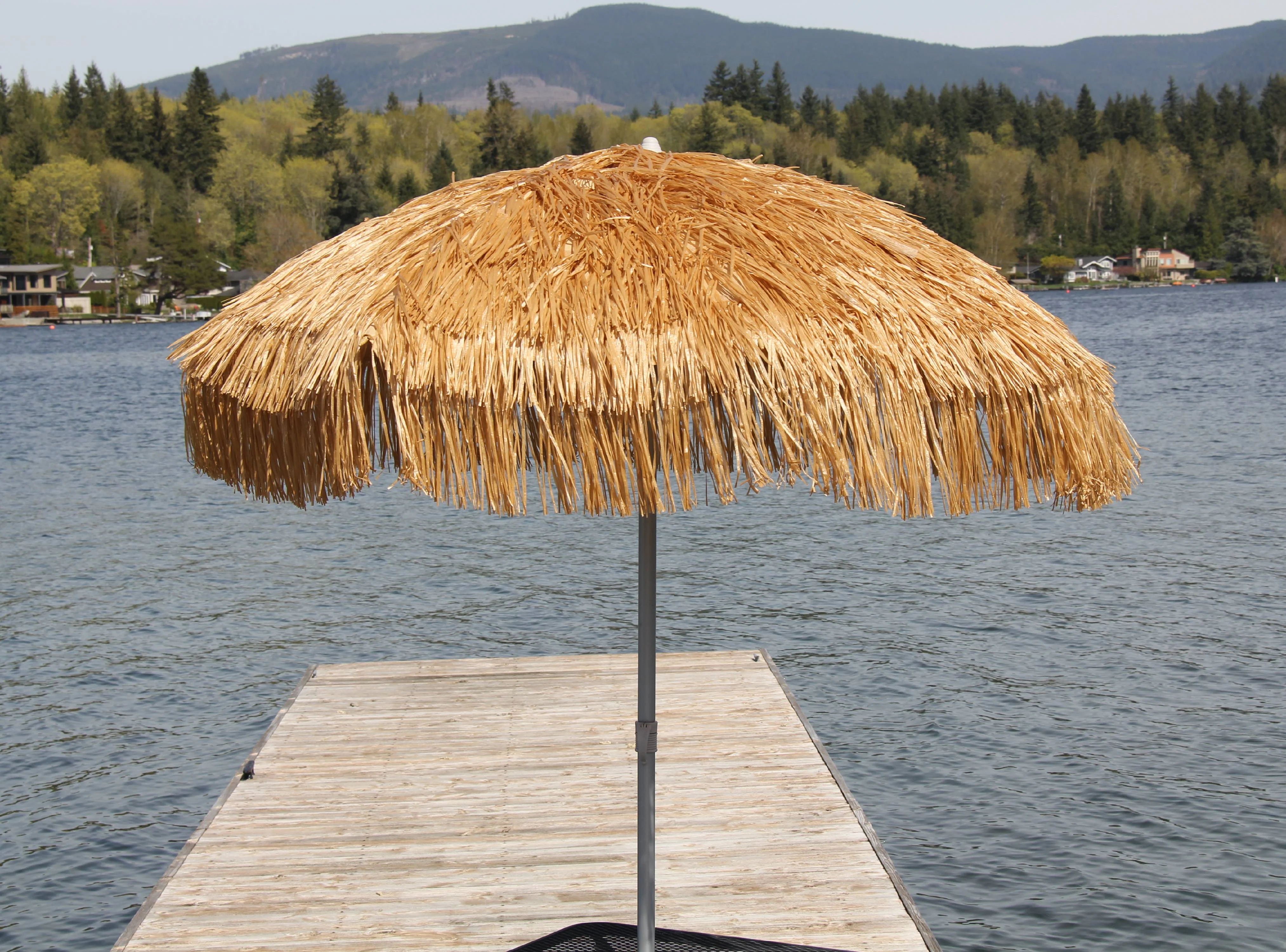 DestinationGear Palapa Tiki Umbrella 6' Whiskey Brown - Patio Pole