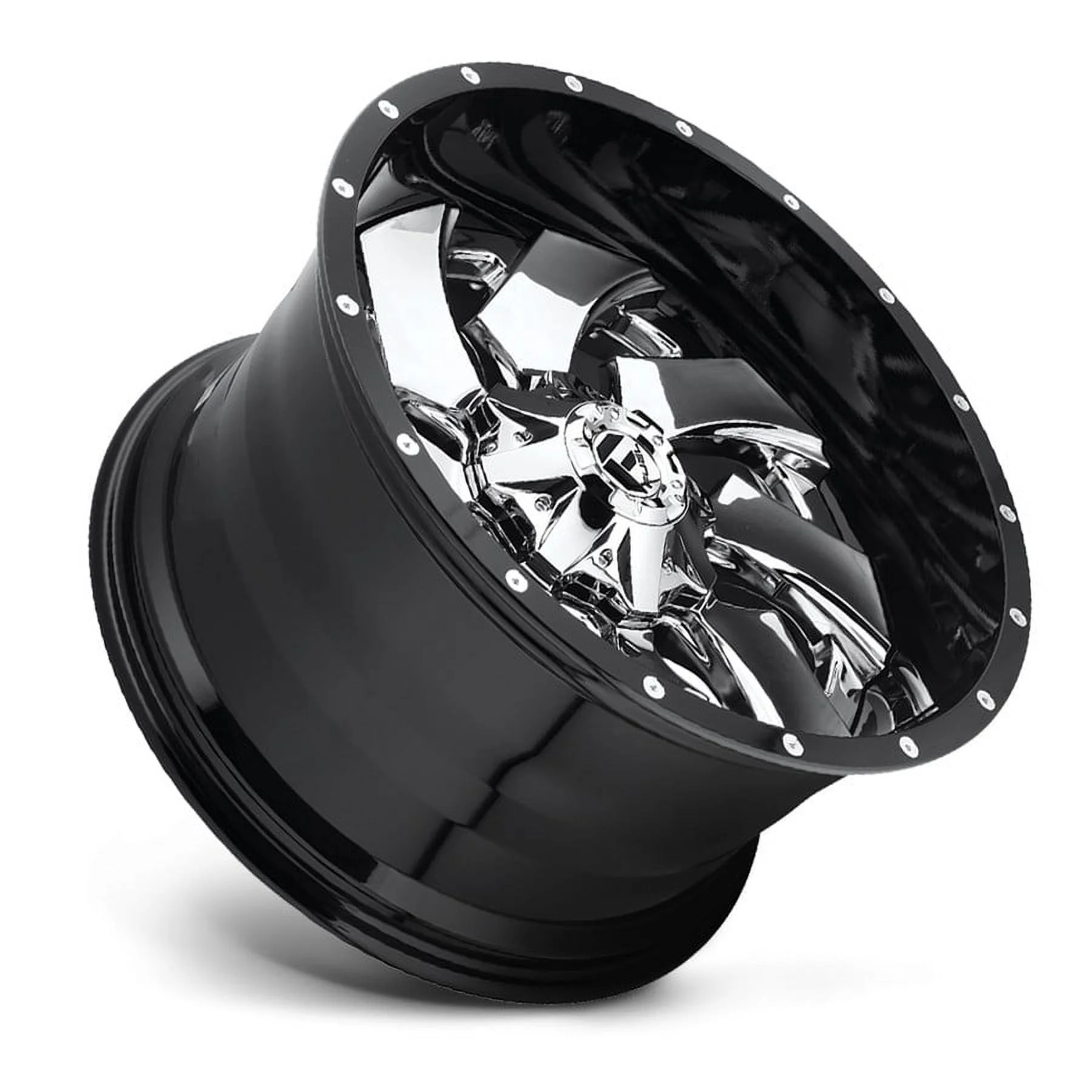 Fuel 2PC Cast Aluminum Rim D240 20X10 8X170 CHR-PLATED-GBL -19MM, D24020001747