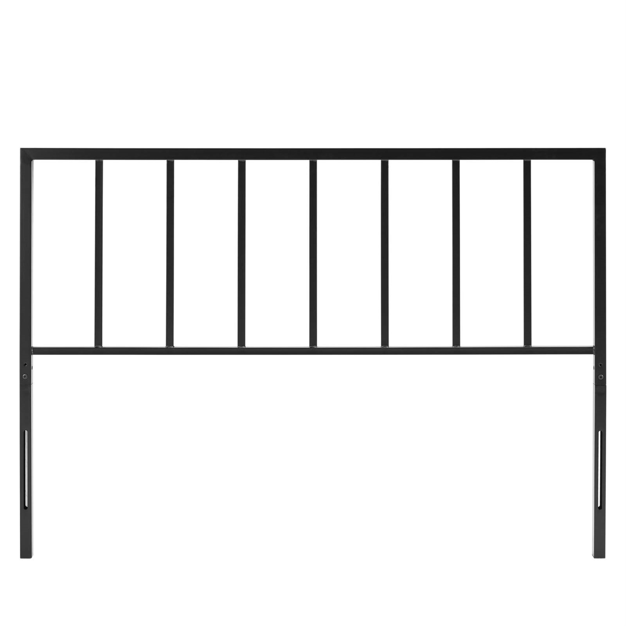 Modway Tatum Twin Metal Headboard, Black